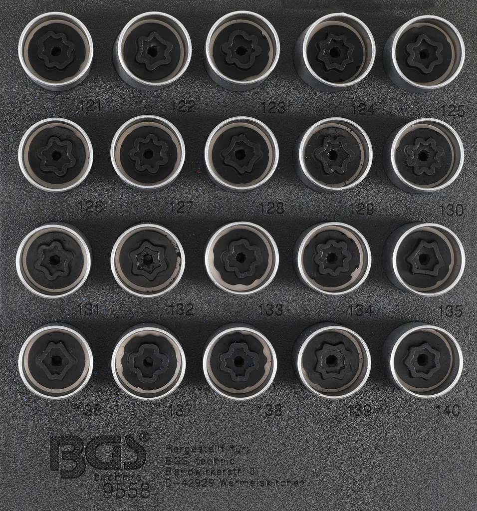 Module de démontage pour écrou de sécurité Opel type C - BGS 9558