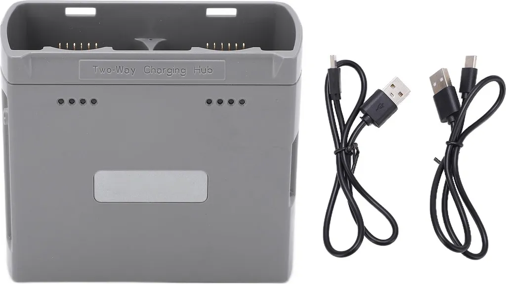 Chargeur Bidirectionnel DJI Mini 2 SE - Station de Recharge Grise Smart