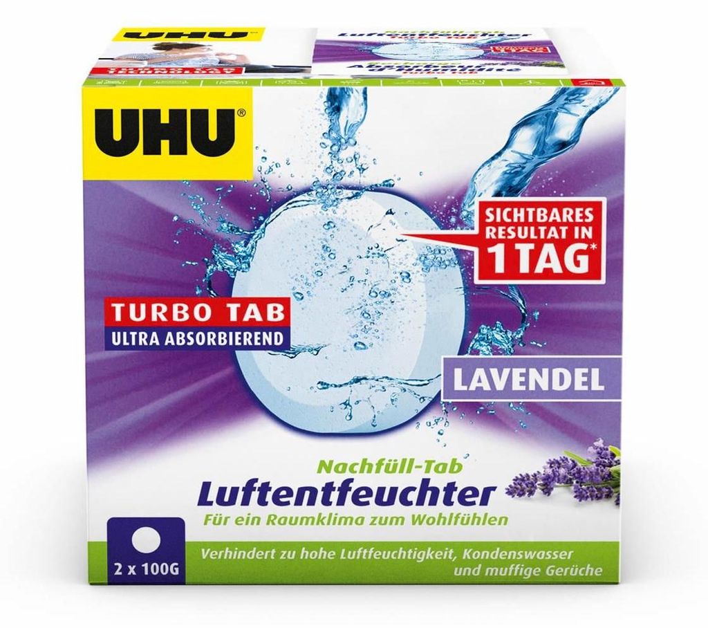UHU TurboTabs Lavande. 2x100g DFI Image du produit 
