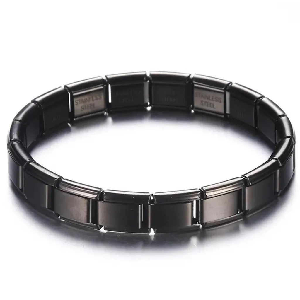 Bracciale Uomo Odin Nero in Acciaio KP33371 | Look Minimal Chic