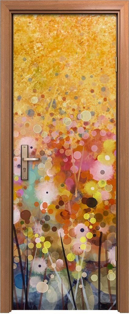 Türposter 70x200 cm Türaufkleber Türtapete Türfolie Klebefolie Natur landschaft Blume wiese