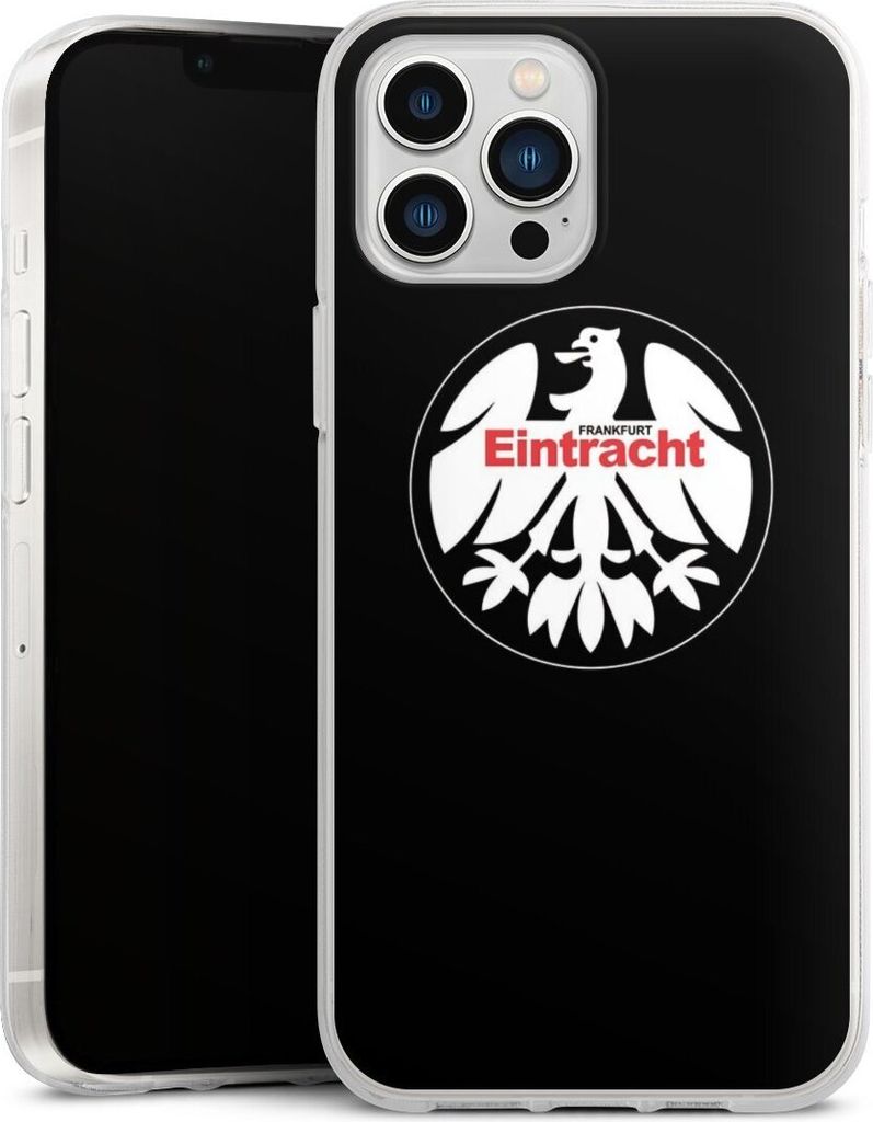 DeinDesign Handyhülle für Apple iPhone 13 Pro Max Silikon Hülle Case Smartphone Schutzhülle Eintracht Frankfurt Offizielles Lizenzprodukt SGE