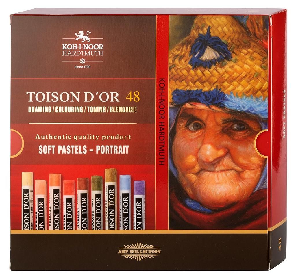 Koh-i-noor TOISON D´OR 8516/48 - prašné křídy portrét - 48 Obrázek produktu 