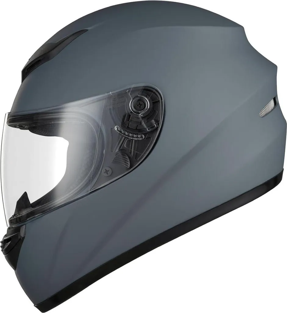 Casque Intégral de Moto Respirant Favoto Taille M Couleur Gris