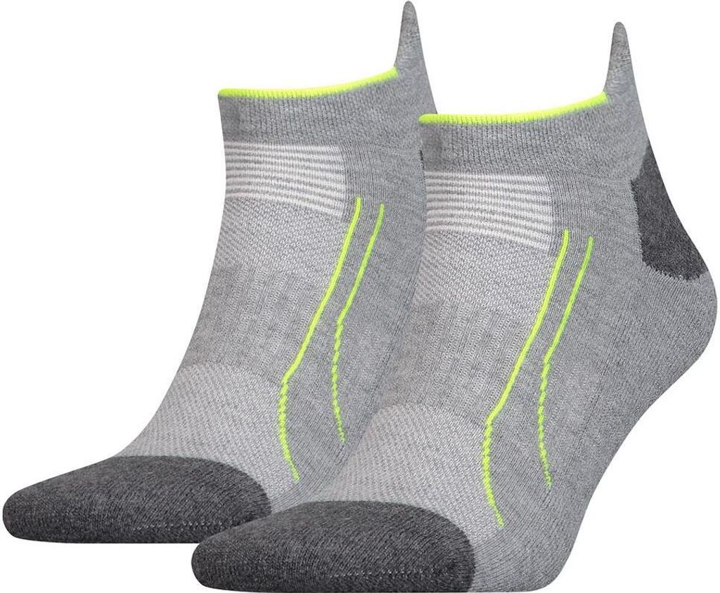 2er Pack PUMA Performance Training Sneakersocken grey melange 35-38