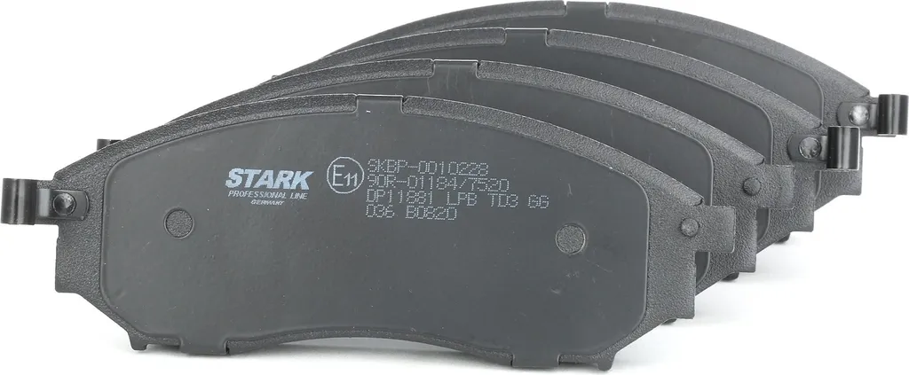 Plaquettes de frein anti-vibration pour Nissan 350 Z et Koleos I, avant