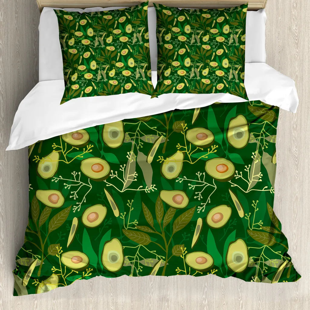 Set Letto Anallergico ABAKUHAUS Avocado | Sonno Profondo 155x220