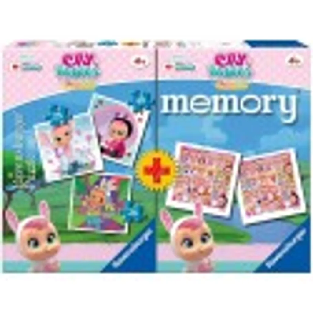 Puzzle Enfant 2 x 20 Pièces Cry Babies Ravensburger 20620 Multicolore