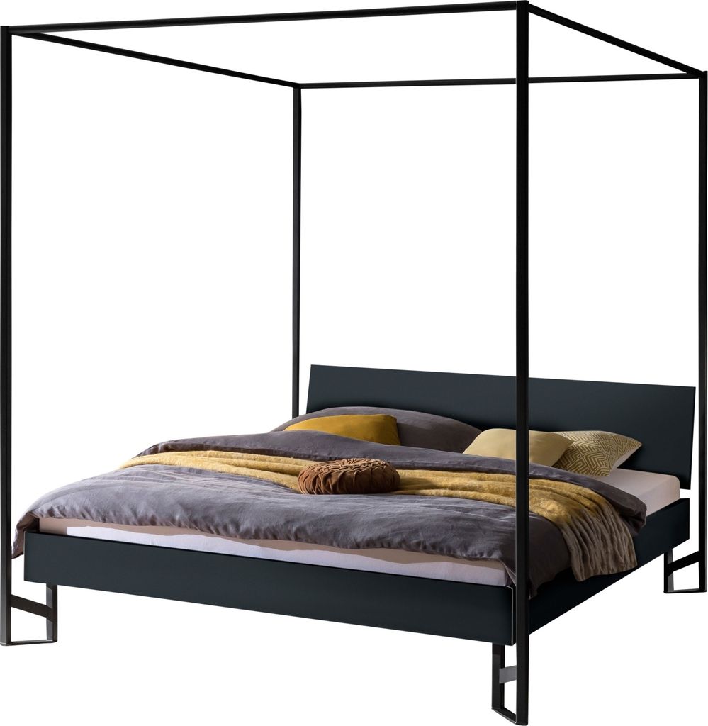 HASENA Industrial Himmelbett Ciluna anthracit 160x200
