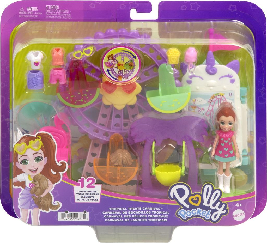 Polly Pocket - Tropikalne wesołe miasteczko Zestaw Produktbild 