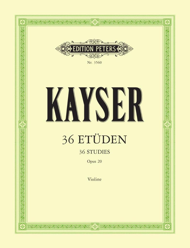 36 Etüden op. 20 "Für die Violine"" Obrázok produktu 