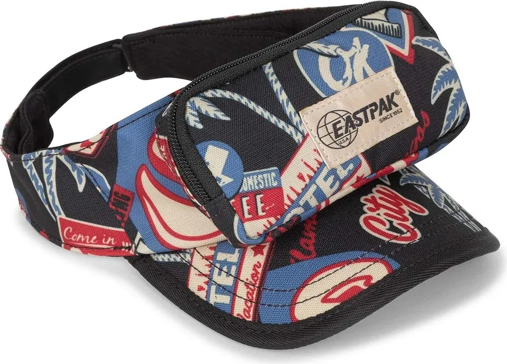 Casquette Eastpak Varsity Road To Print - Casquette de Baseball Grise