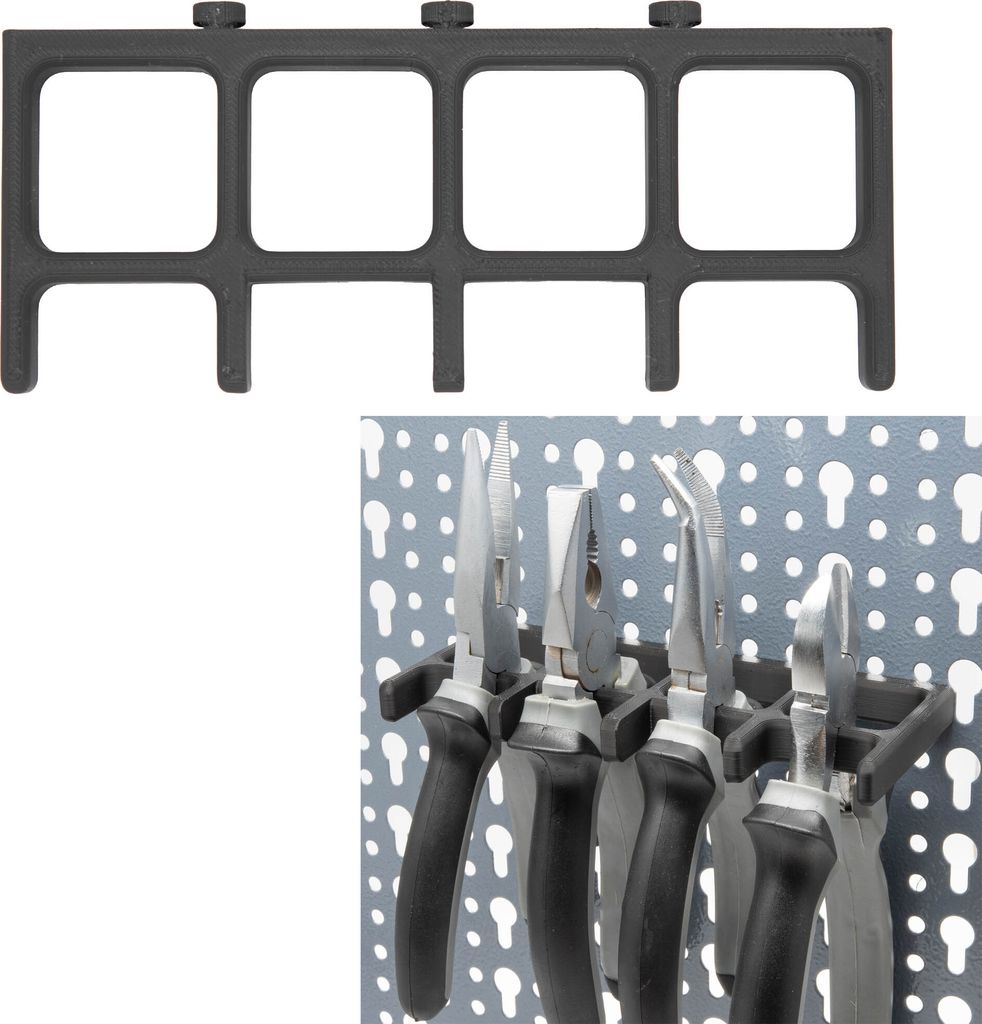 Zangen Halter für Küpper Lochwand Werkzeughalter Universal Halter Werkzeugwand