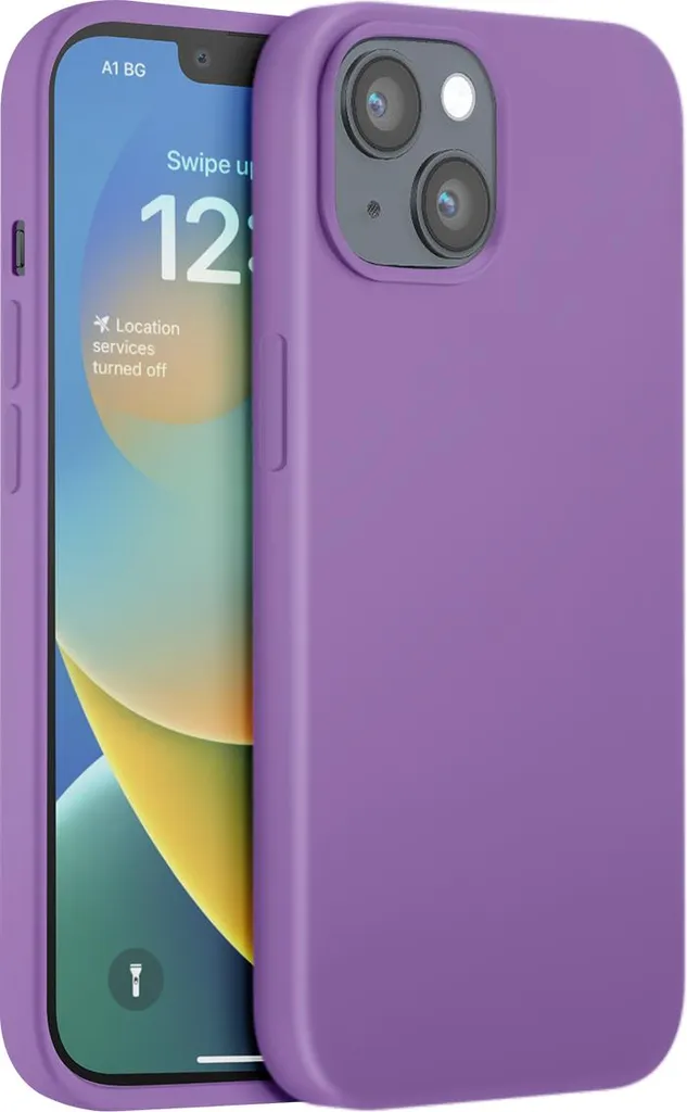 Moxie Colour Skin iPhone 14 - Custodia TPU Viola Chiaro Design