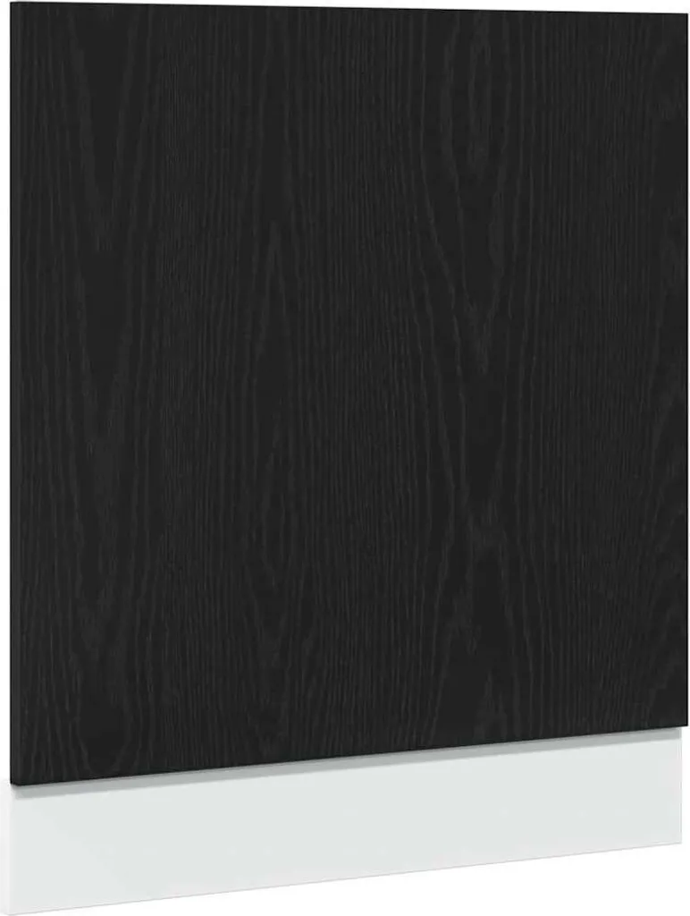 Frontale Lavastoviglie 60x1,5x67 cm Lyon Nero Rovere - Design Minimal
