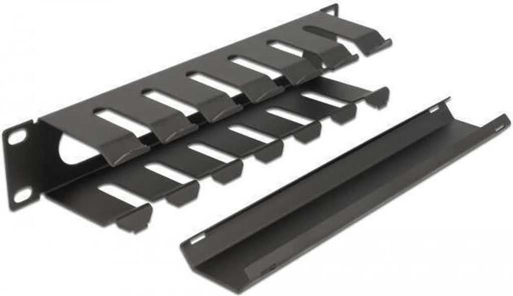 Delock Rack cable management routing panel