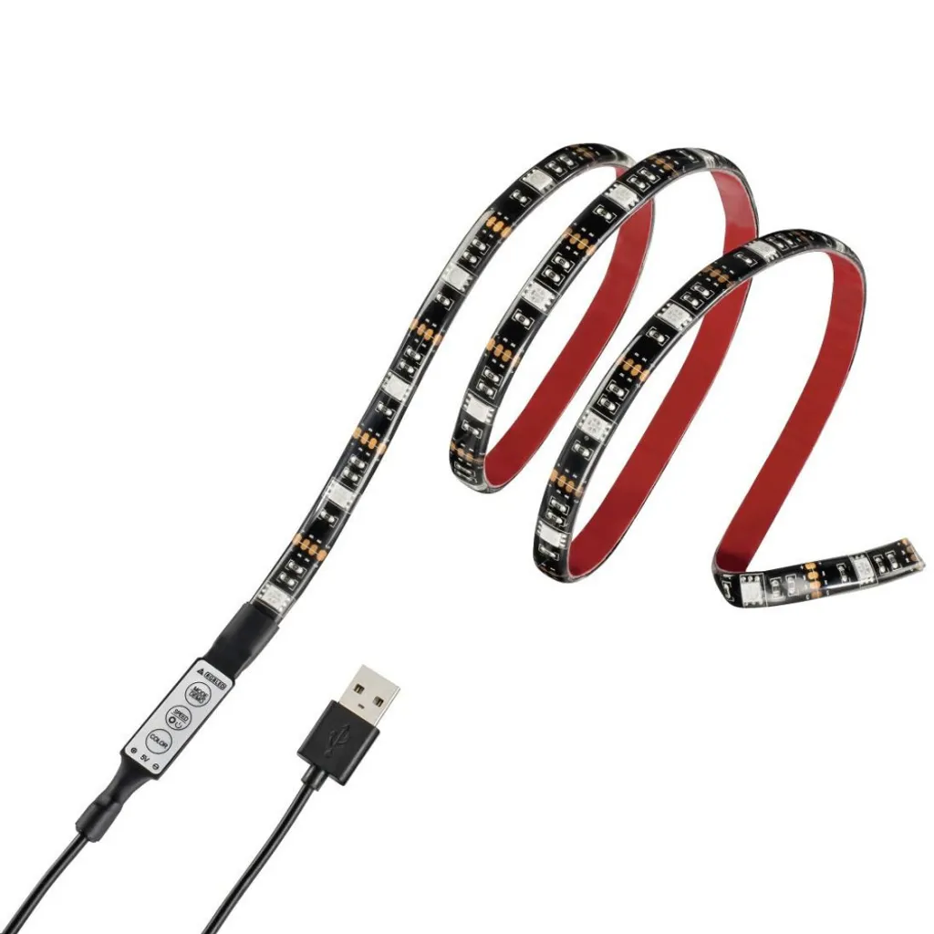 Hama LED Strip RGB 1m USB - Upgrade Atmosfera per la Casa