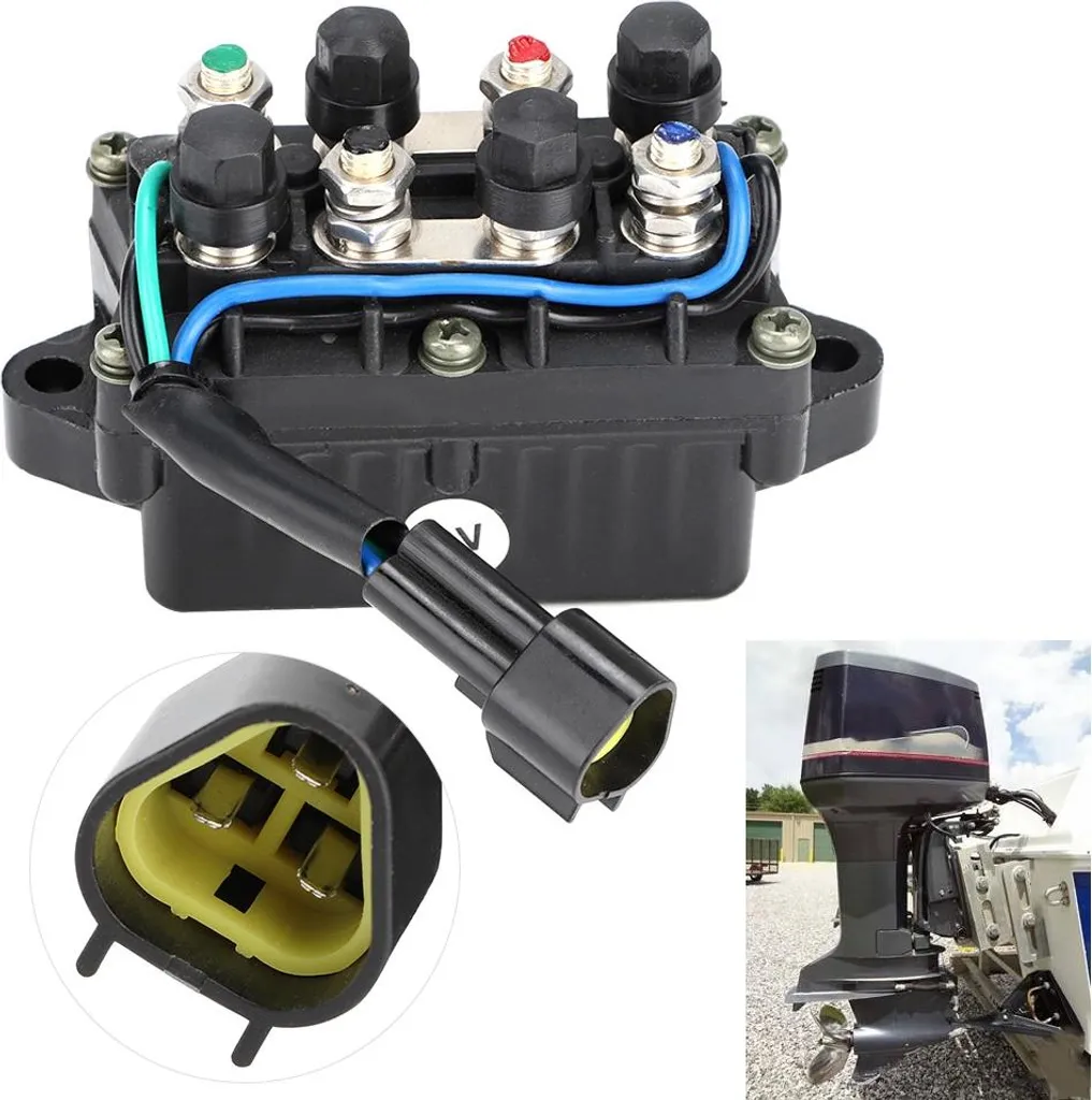 Solénoïde de Trim 12V compatible Yamaha 250 ch - Remplacement Direct - 4
