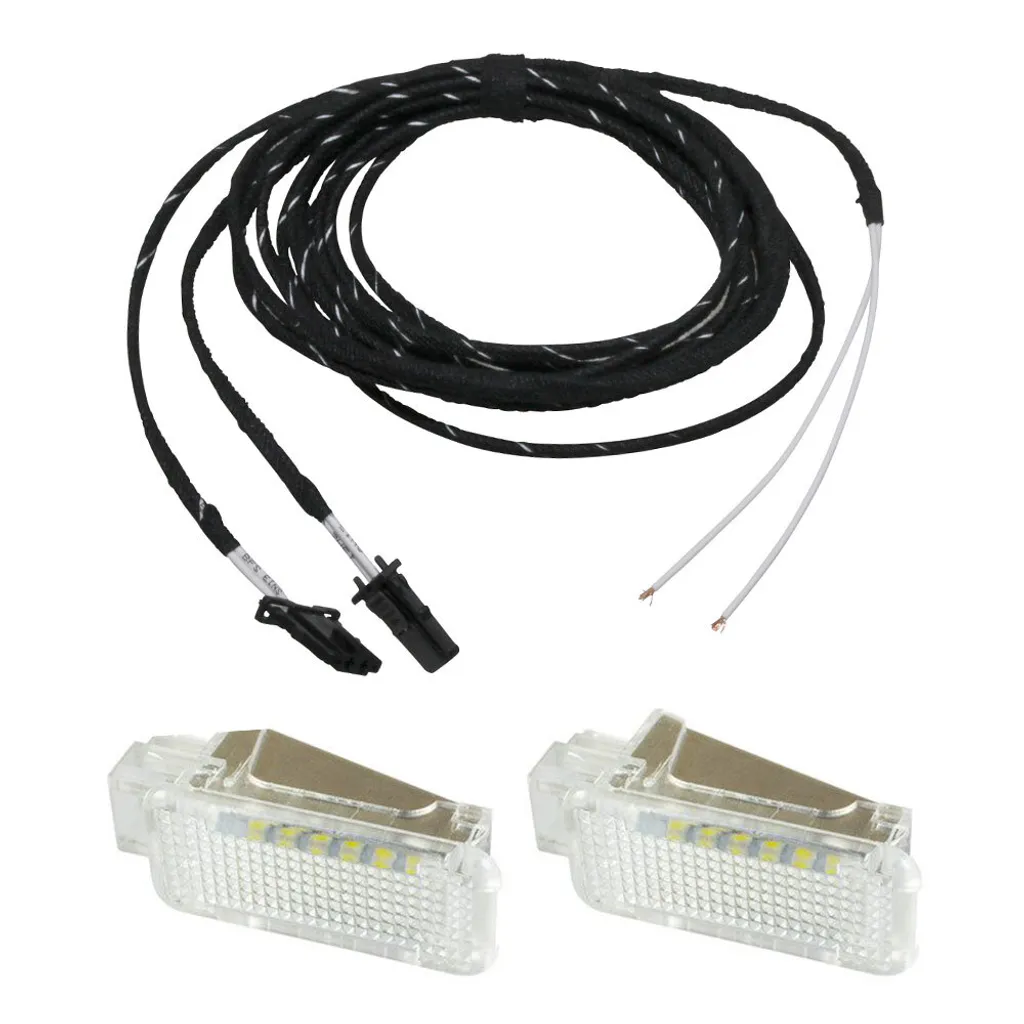 Cablaggio Luci Soglia Porta Kufatec Originale | Upgrade LED Auto Tedesche