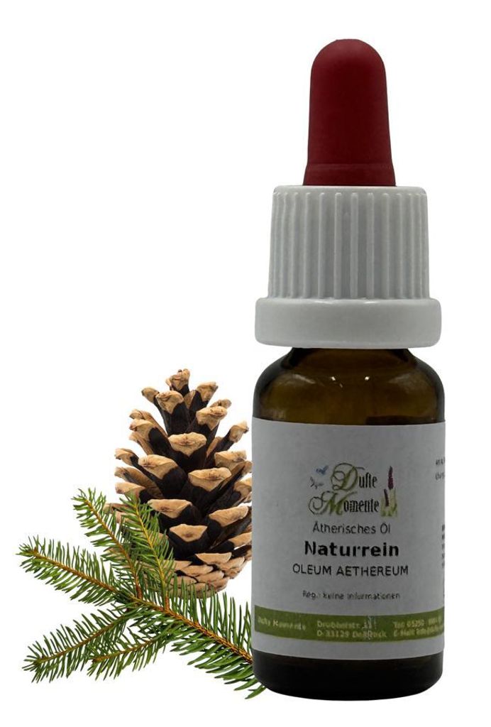 Dufte Momente Ätherisches Öl 10ml "Deutscher Wald" | 100% naturrein | Edeltanne, Fichte & Latschenkiefer | Für Sauna, Diffusor & Duftlampe | Vegan