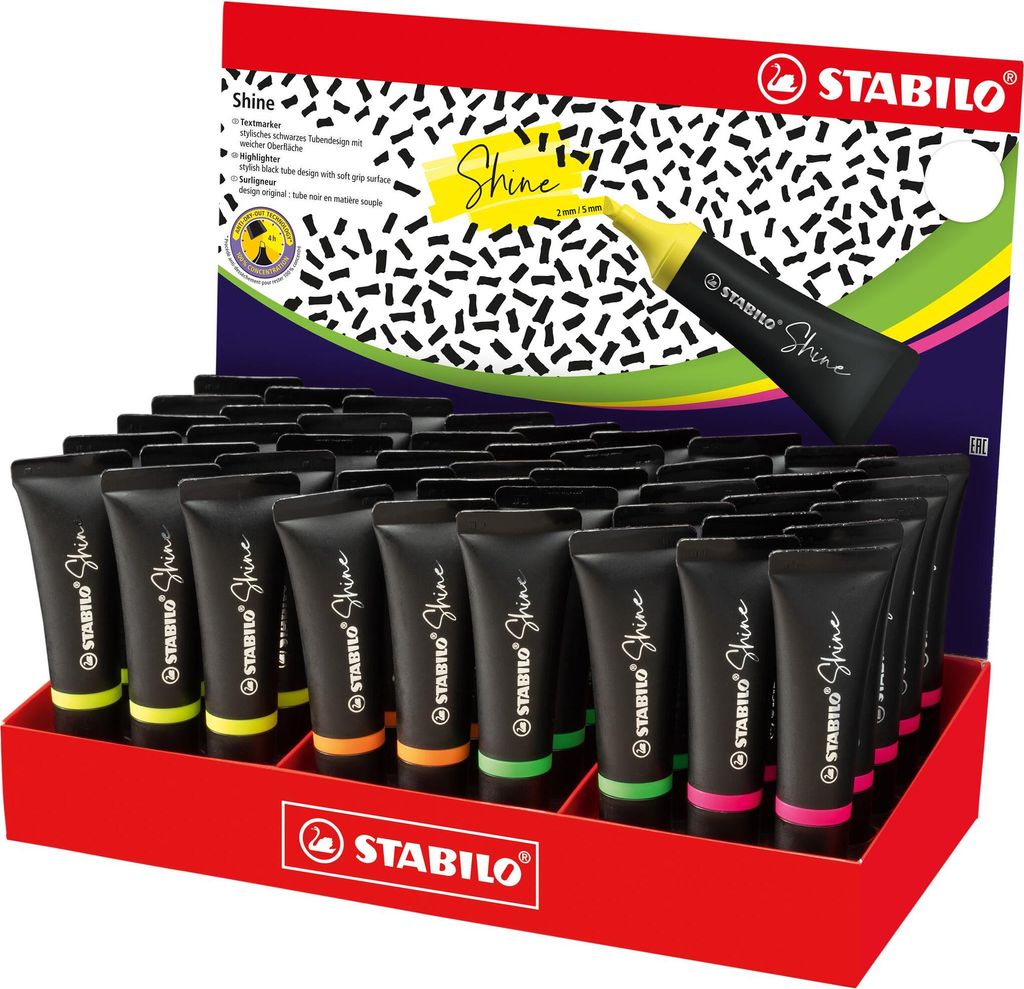 STABILO Textmarker Shine 45er Display