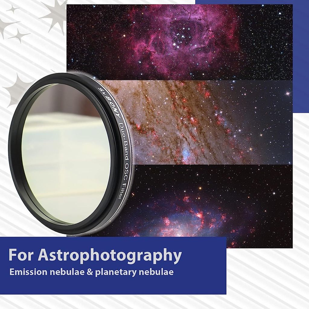 Svbony SV220 Astro Dual Narrowband Filter, 2palcový 7nm Obrázek produktu 6