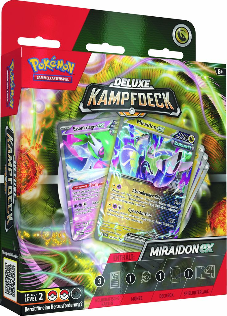 Pokémon Deluxe Strijddek Koraidon EX, Duitse versie Productafbeelding 