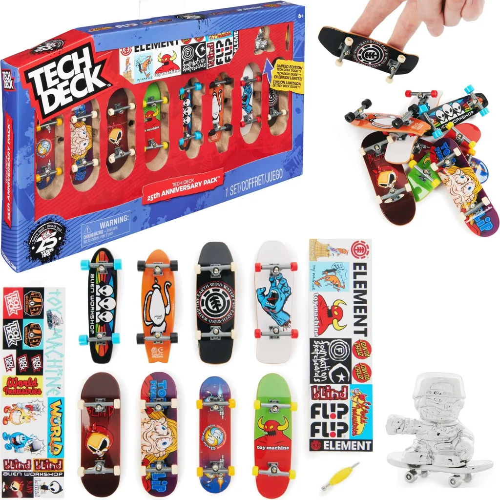 Tech Deck Kit de 8 Skates avec Graphismes Authentiques SPIN 6067138 - 11