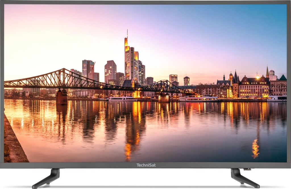 TechniSat TECHNILINE 32 ISI 2 | 32 Zoll Full-HD-Smart-TV mit TwinTuner | titan