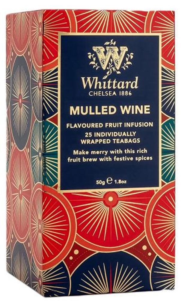 Früchte Aufgussgetränke Whittard of Chelsea Mulled Wine, 25 Stk.