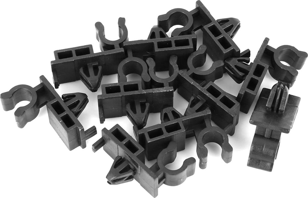 10 Stk. Auto Kunststoff Befestigung Haubenstütze Stangenhalterung Clip 28,6x27mm