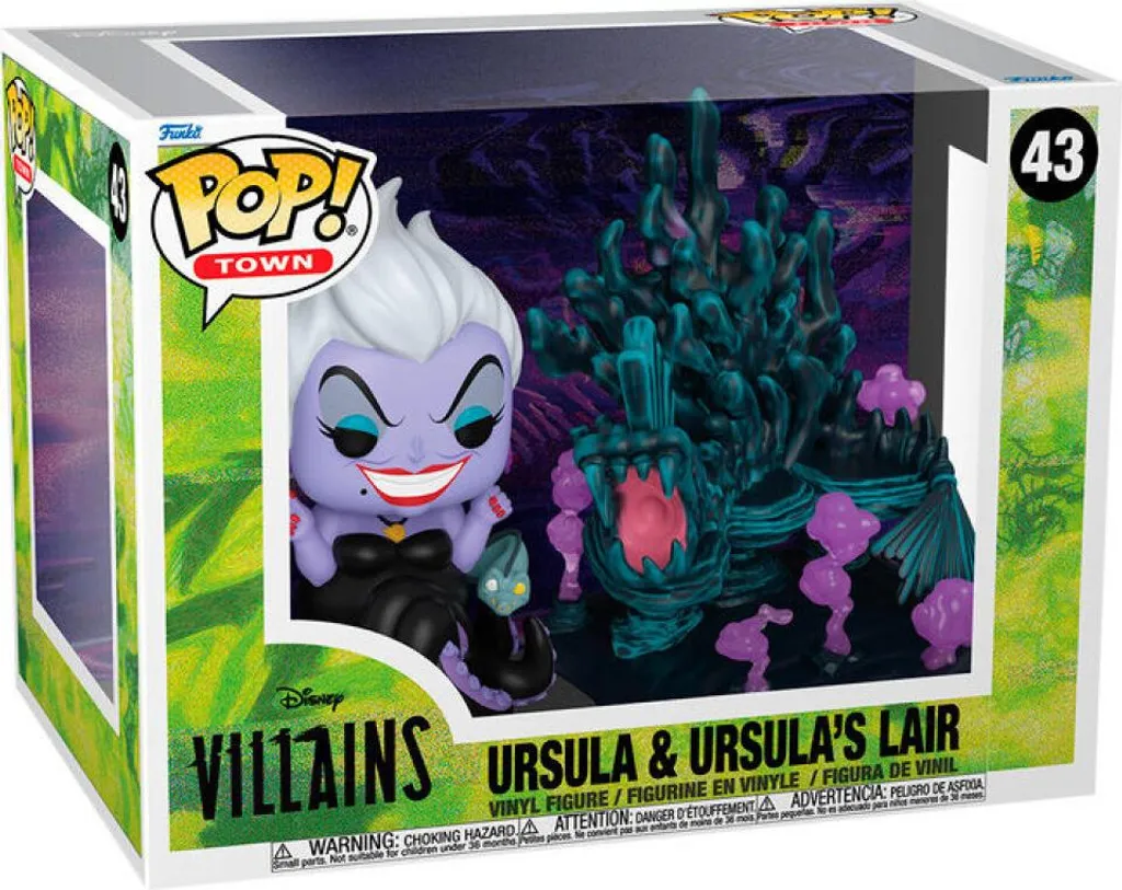 Décoration geek figurine Ursula Disney Pop pour bureau et vitrine