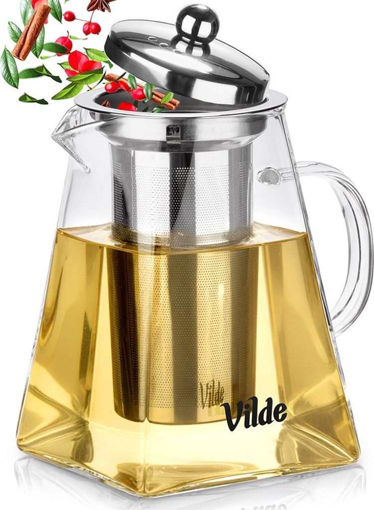 Vilde | Czajniczek z wkładem sitkowym - 920 ml - Odporny na Zdjęcie produktu 