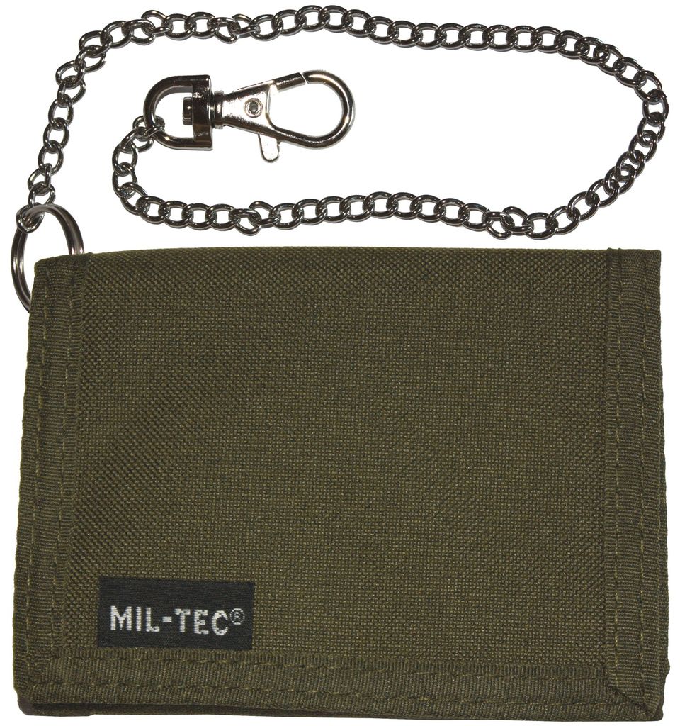 Porte-Monnaie Avec Chaîne De Sécurité Olive Image du produit 