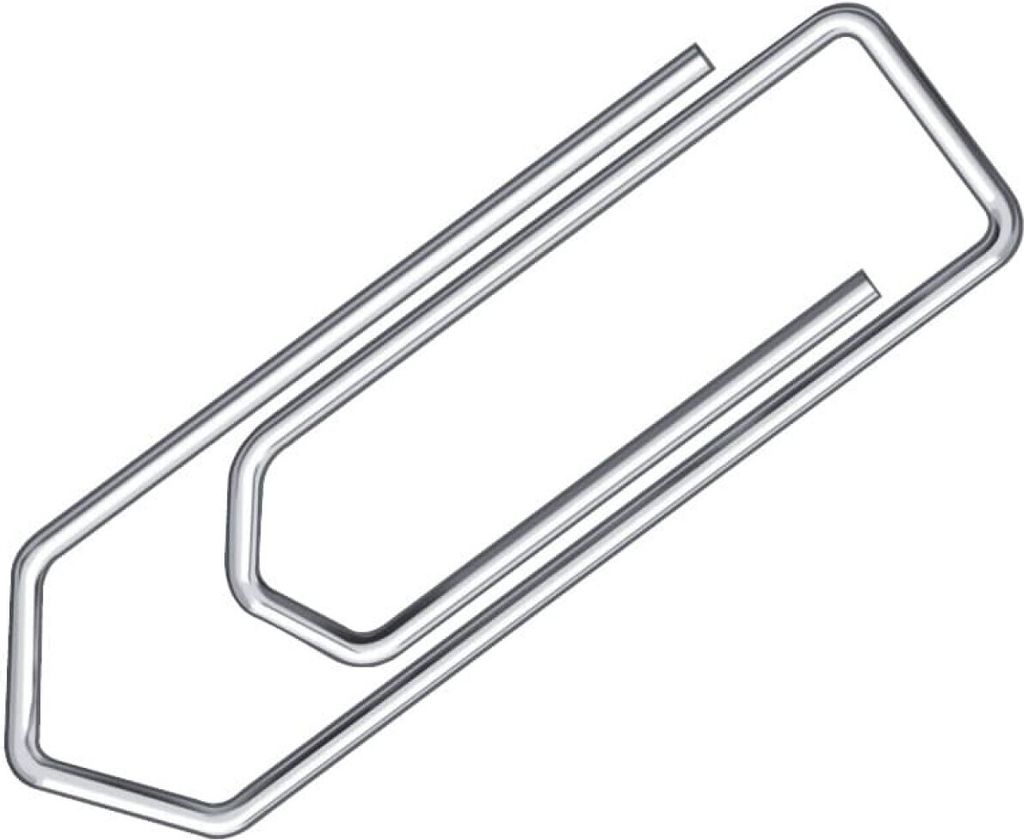Q-Connect® KF01312 Fermalettere, metallo, 32 mm, zincato, Immagine del prodotto 