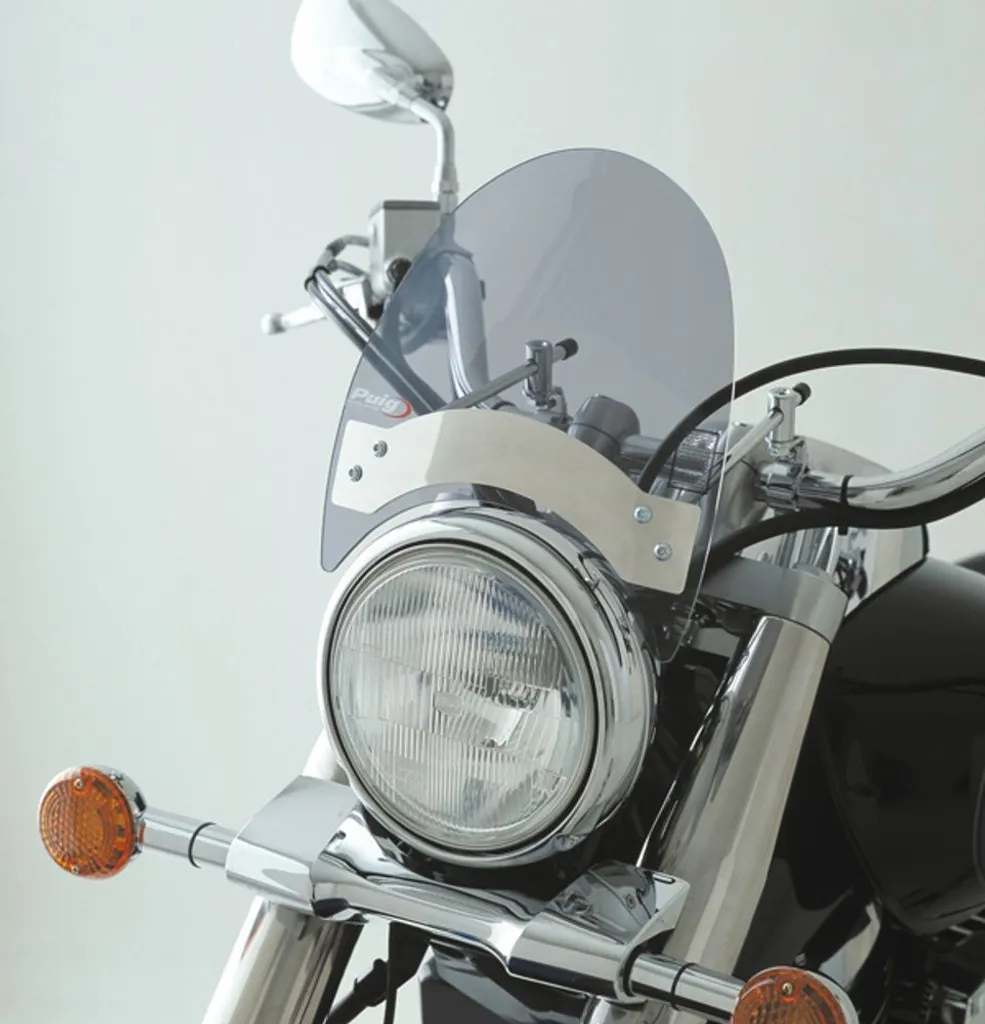 Bulle moto universelle PUIG Roadster fumée pour SUZUKI VL 125 LC