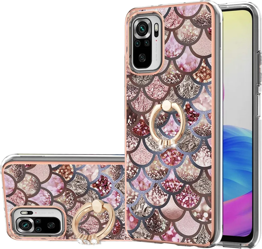 Cover Protettiva Xiaomi Redmi Note 10s / Note 10 4G TPU Fantasia Caffè