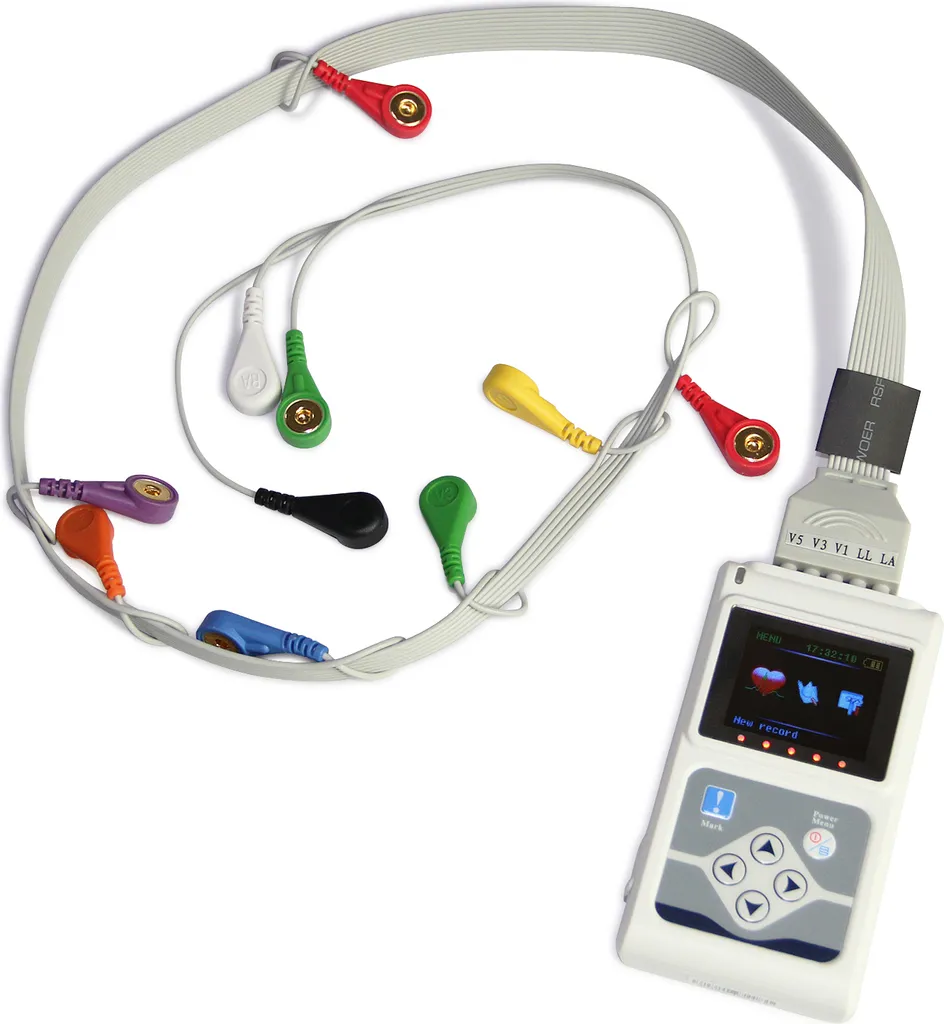 Analyseur ECG Holter TLC5000 avec Logiciel PC et Enregistreur 12 Canaux