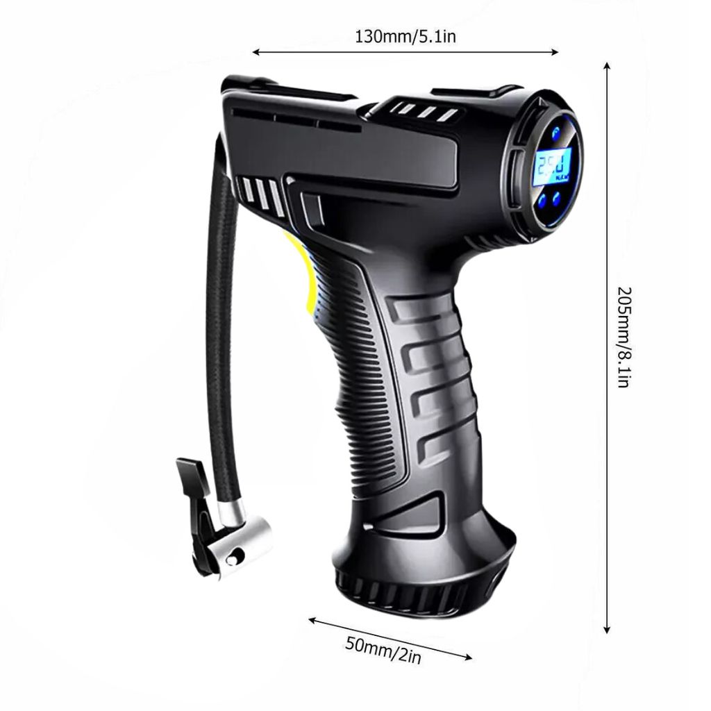 LCD Elektrische Akku Luftpumpe 150 PSI Auto Reifen Produktbild 5
