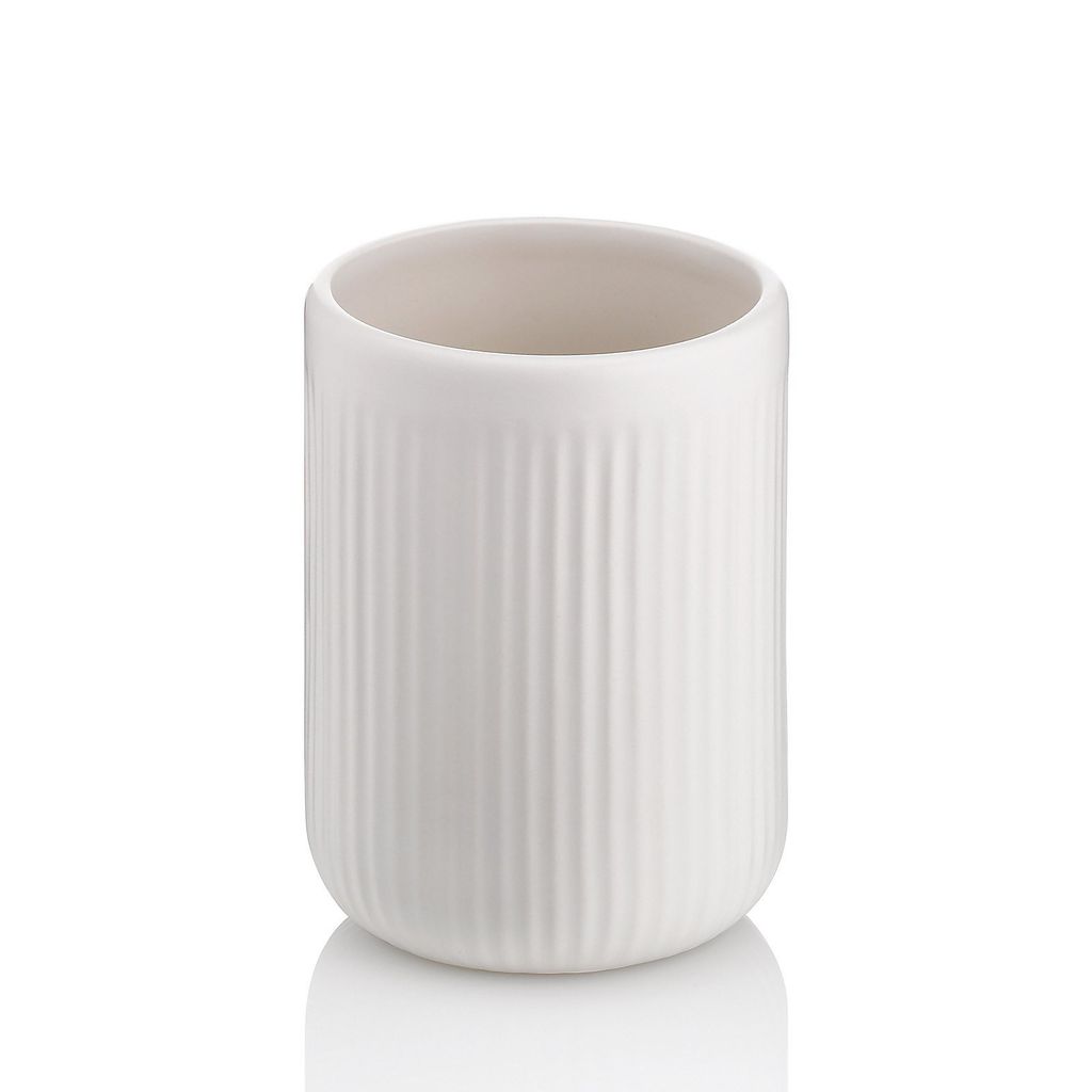 KELA Kubek Adele ceramiczny szaro-biały KL-23731 Zdjęcie produktu 