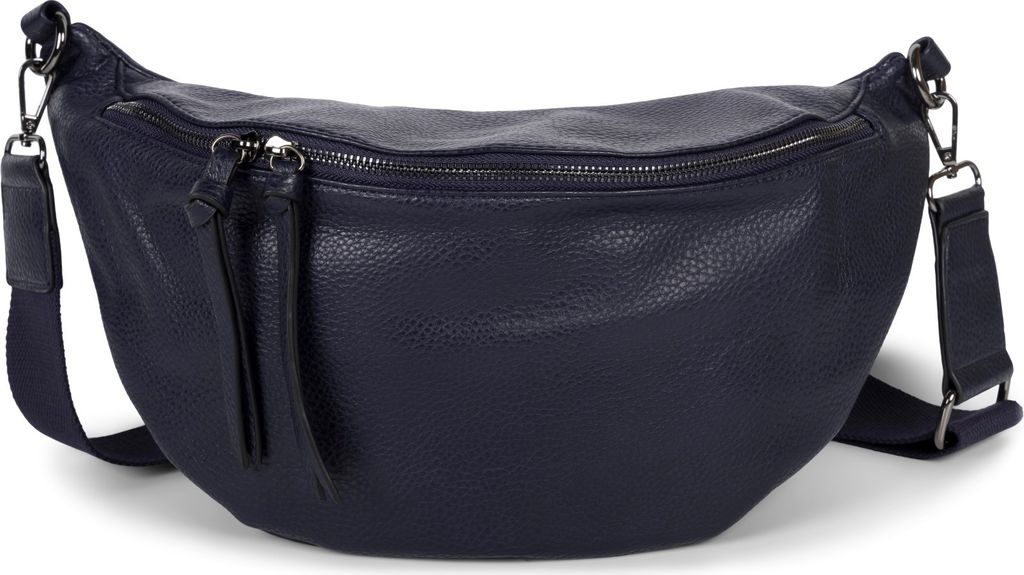 styleBREAKER Damen Halbmond Schultertasche groß | Crossbody Umhängetasche Handtasche mit 2 Wege Reißverschluss & verstellbarem Schultergurt 37 x...