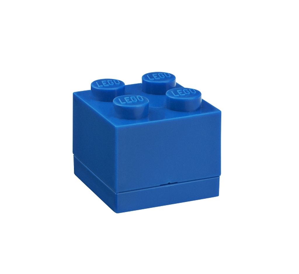 LEGO 40111731 Snackbox MINI BOX 4, 60 ml, blauw Productafbeelding 