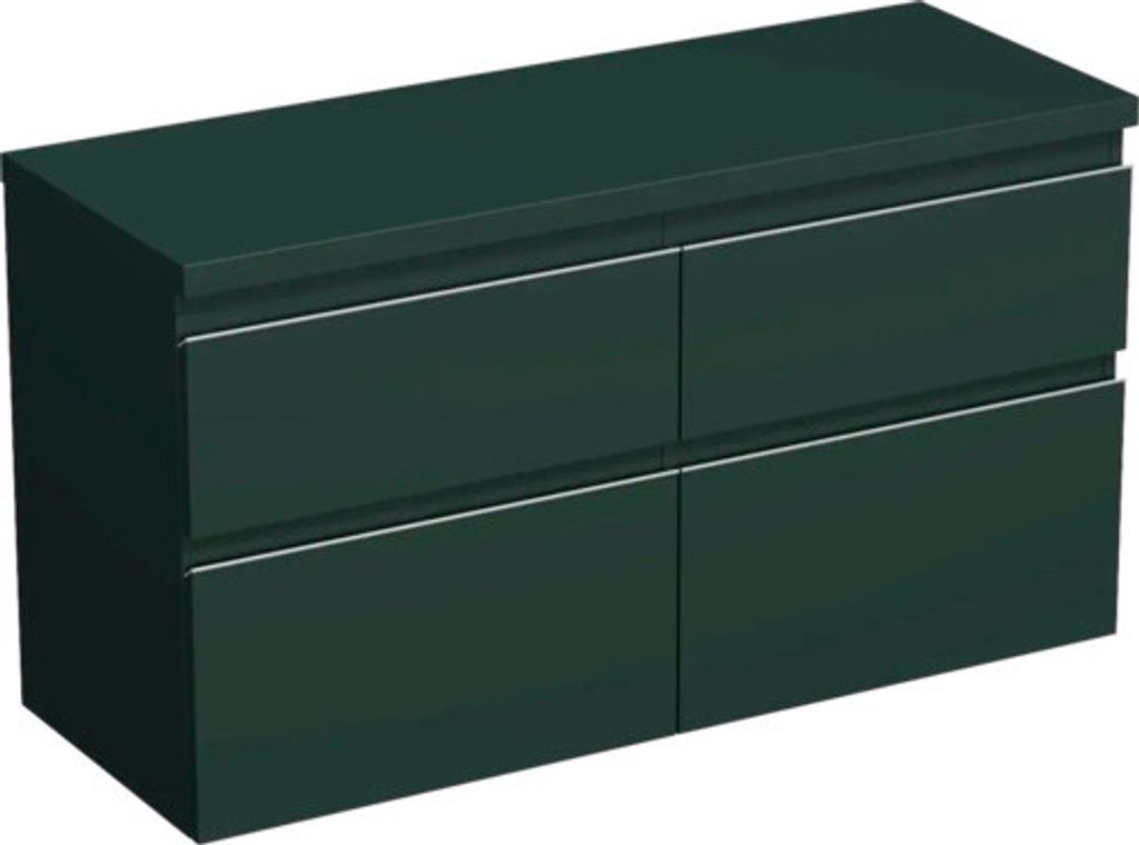 Jungborn Waschtischunterschrank TRENTA BxHxT 116,7 x 64,6 x 44,5 cm Frontfarbe grün salvia matt TRE DESK 120D 4Z S A9146