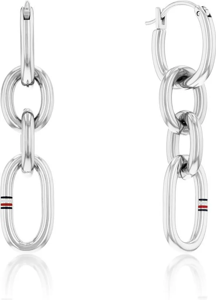 Tommy Hilfiger 2780787 Orecchini Donna 50mm Acciaio Inox Originali