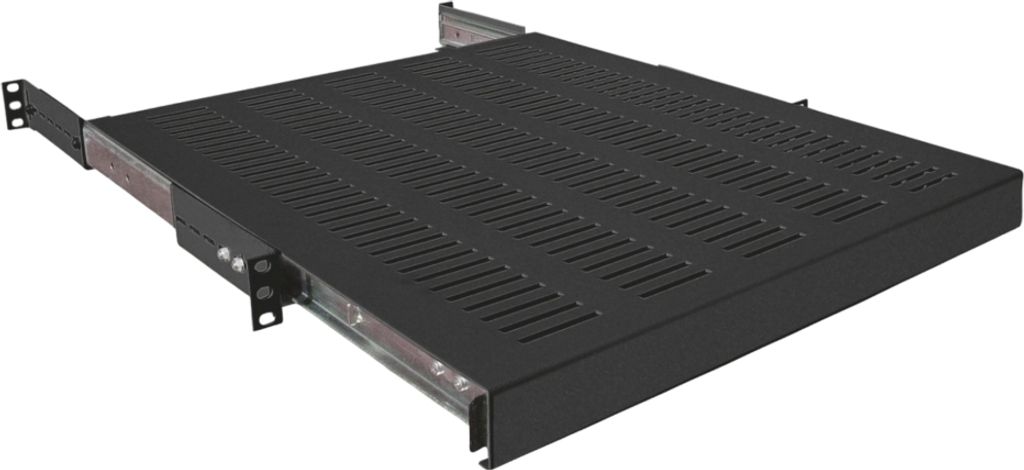 Wirewin 19'' 1HE - Fachboden - schwarz