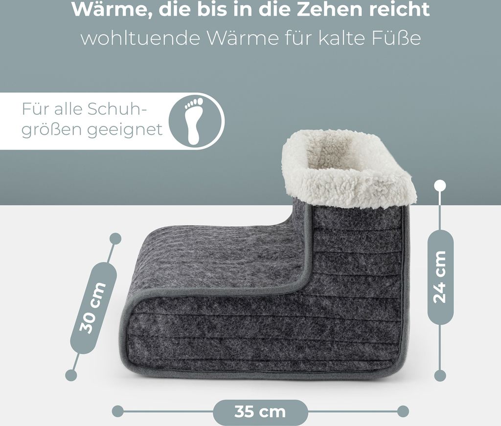 ProfiCare® elektrischer Fußwärmer | langanhaltende und Produktbild 6