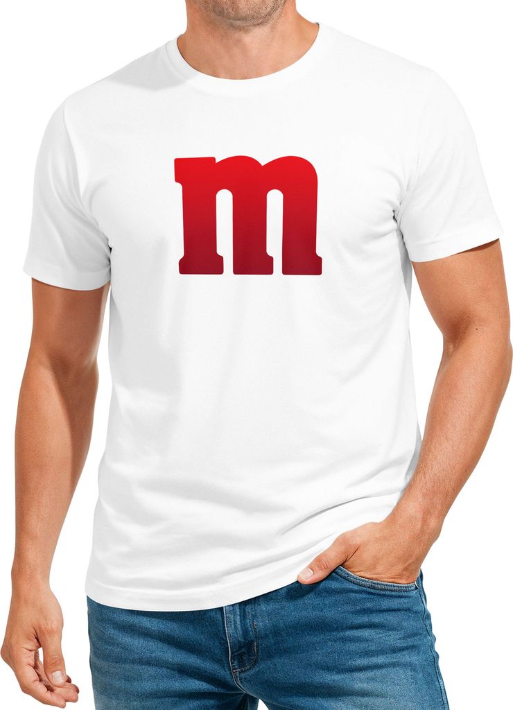Herren T-Shirt m Fasching Karneval Gruppen-Kostüm Partner Paar Verkleidung Fun-Shirt Moonworks