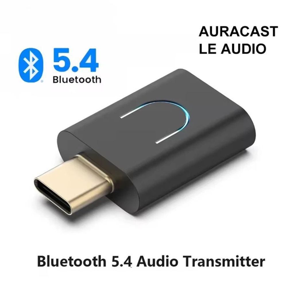 USB Typ-C Bluetooth 5.4 Adapter Sender Empfänger 2in1 Audio Produktbild 
