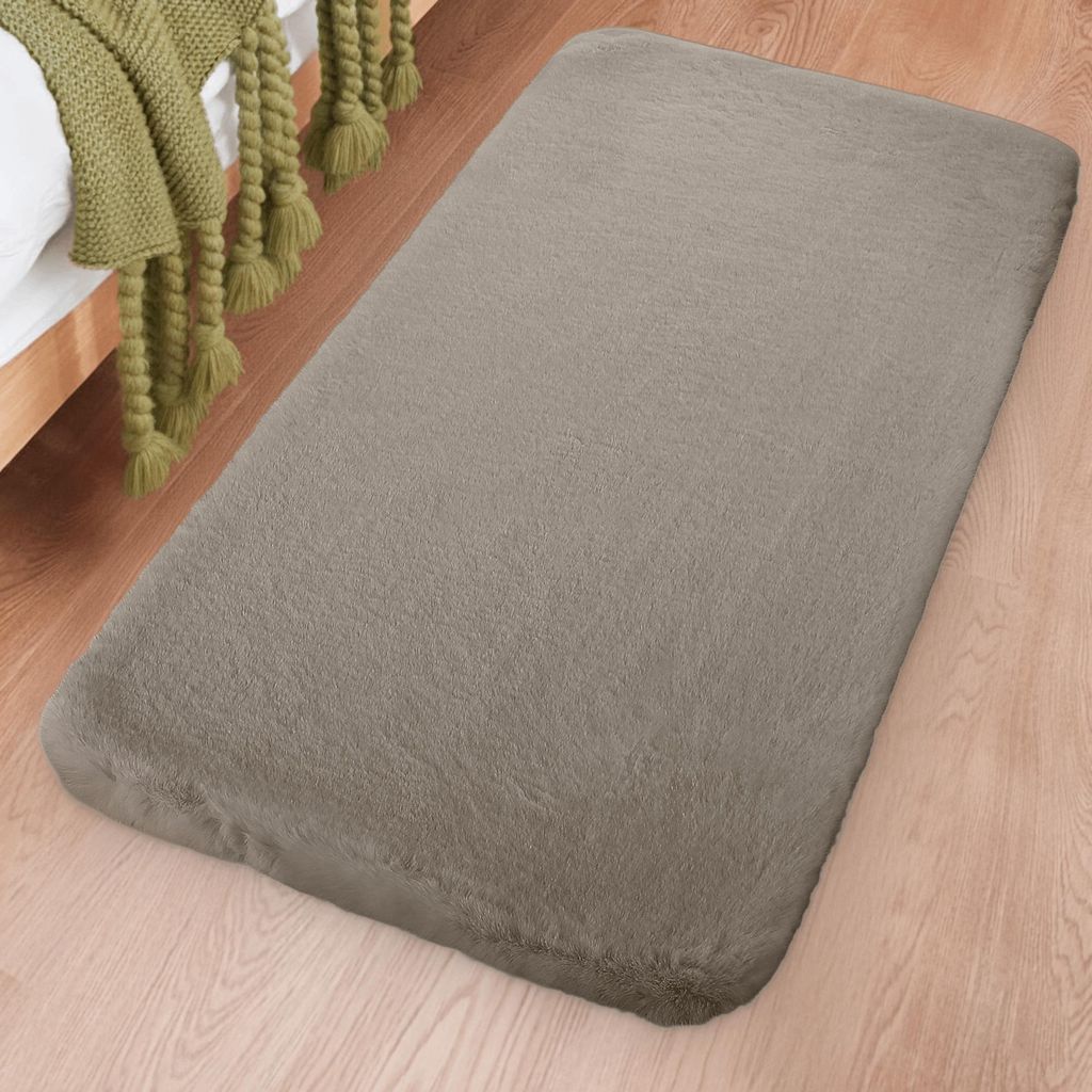 Teppich Wohnzimmer Schlafzimmer Dariana Elegant 60×120 cm Beige Waschbar
