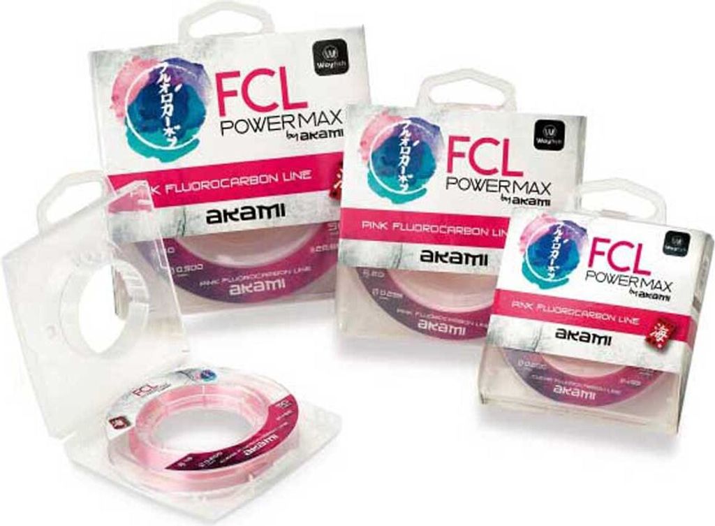 Akami Fcl Power Max 50 M Flurocarbon Rosa 0.260 mm Rosa 0.260 mm